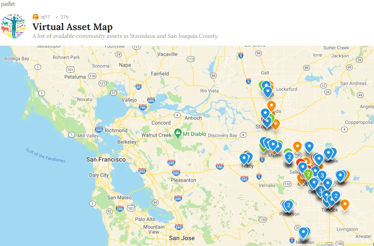 Virtual Community Asset Map